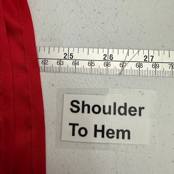 Karen Arnold Womens Silk Tank Shell Size L Red Classic Old Money Quiet Luxury - Picture 6 of 7